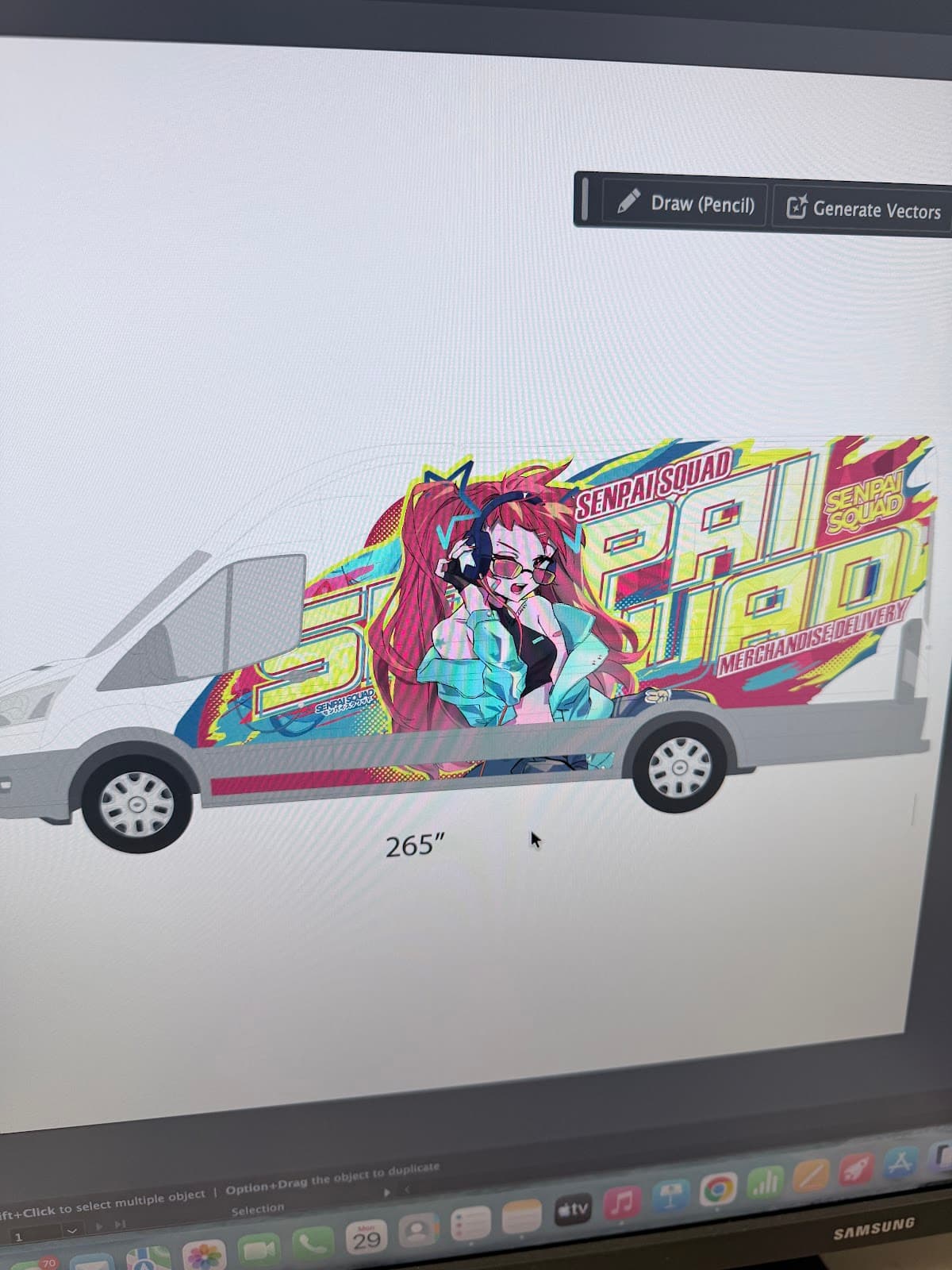 Itasha in natural lighting