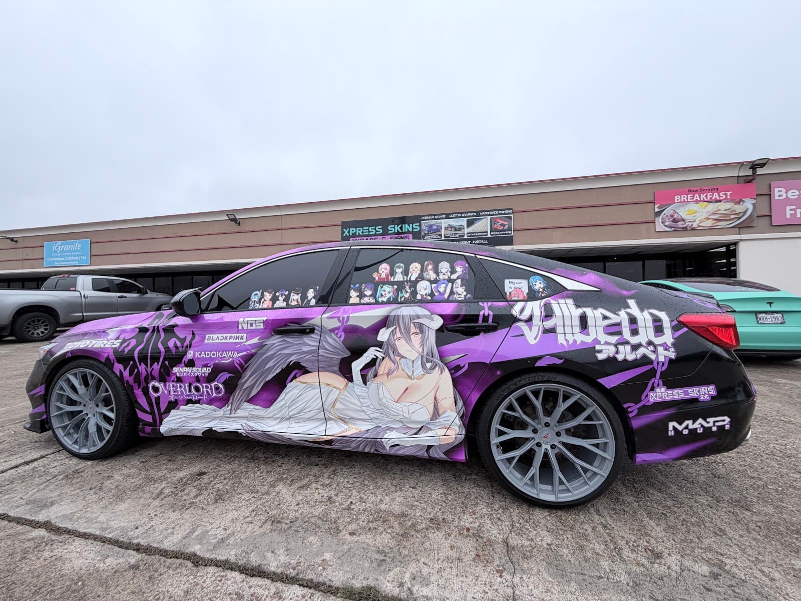 Rear wrap installation