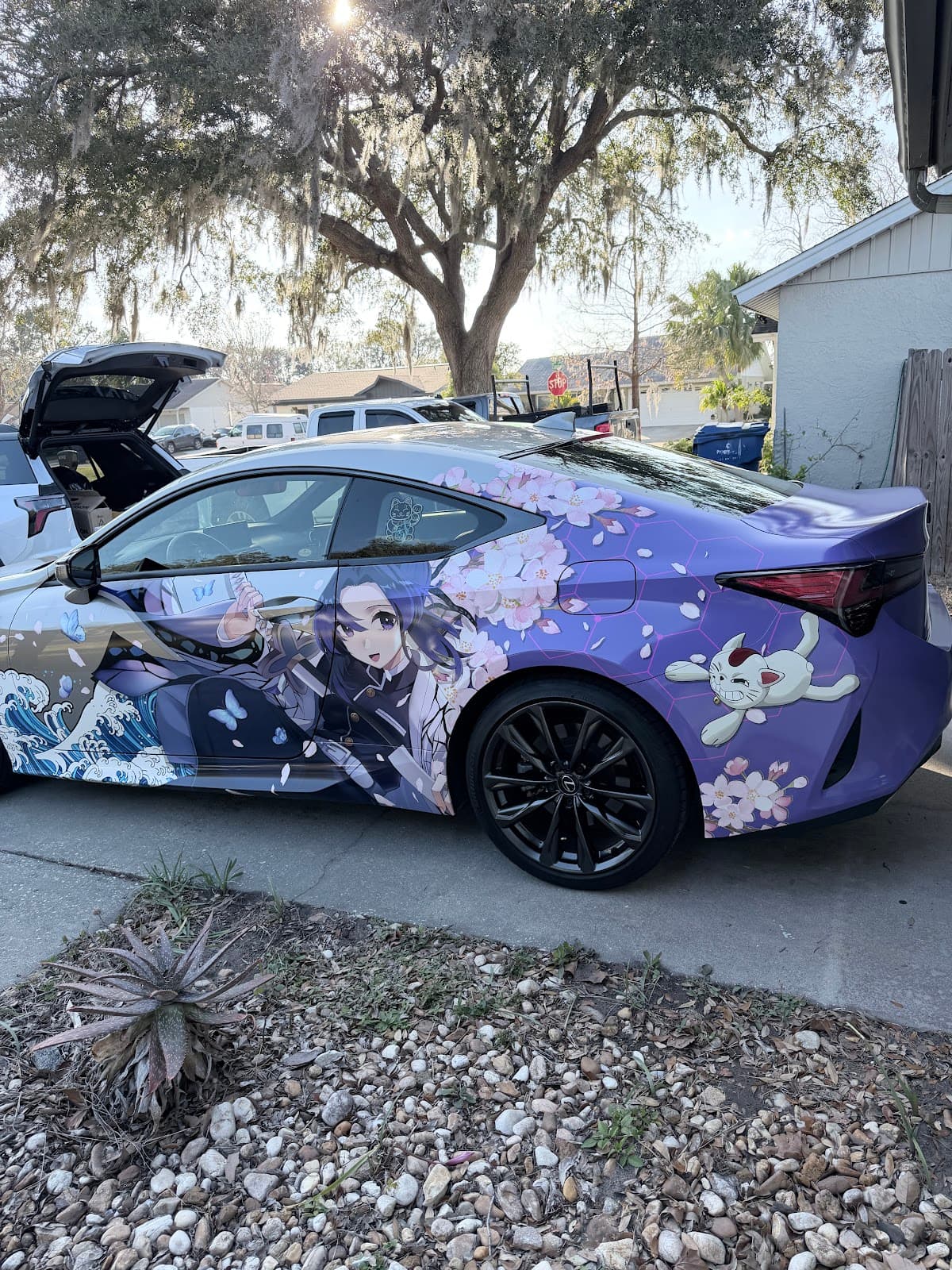 Professional wrap installation — studio