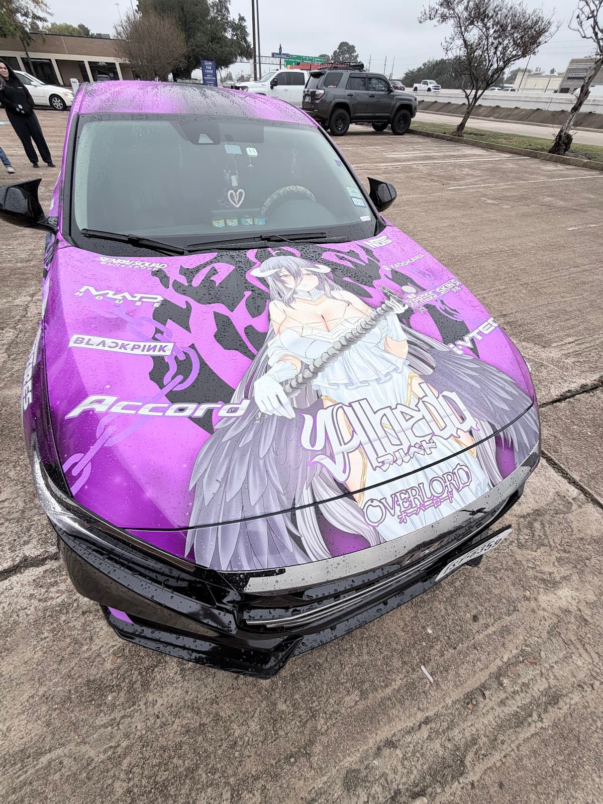Trunk area wrap application