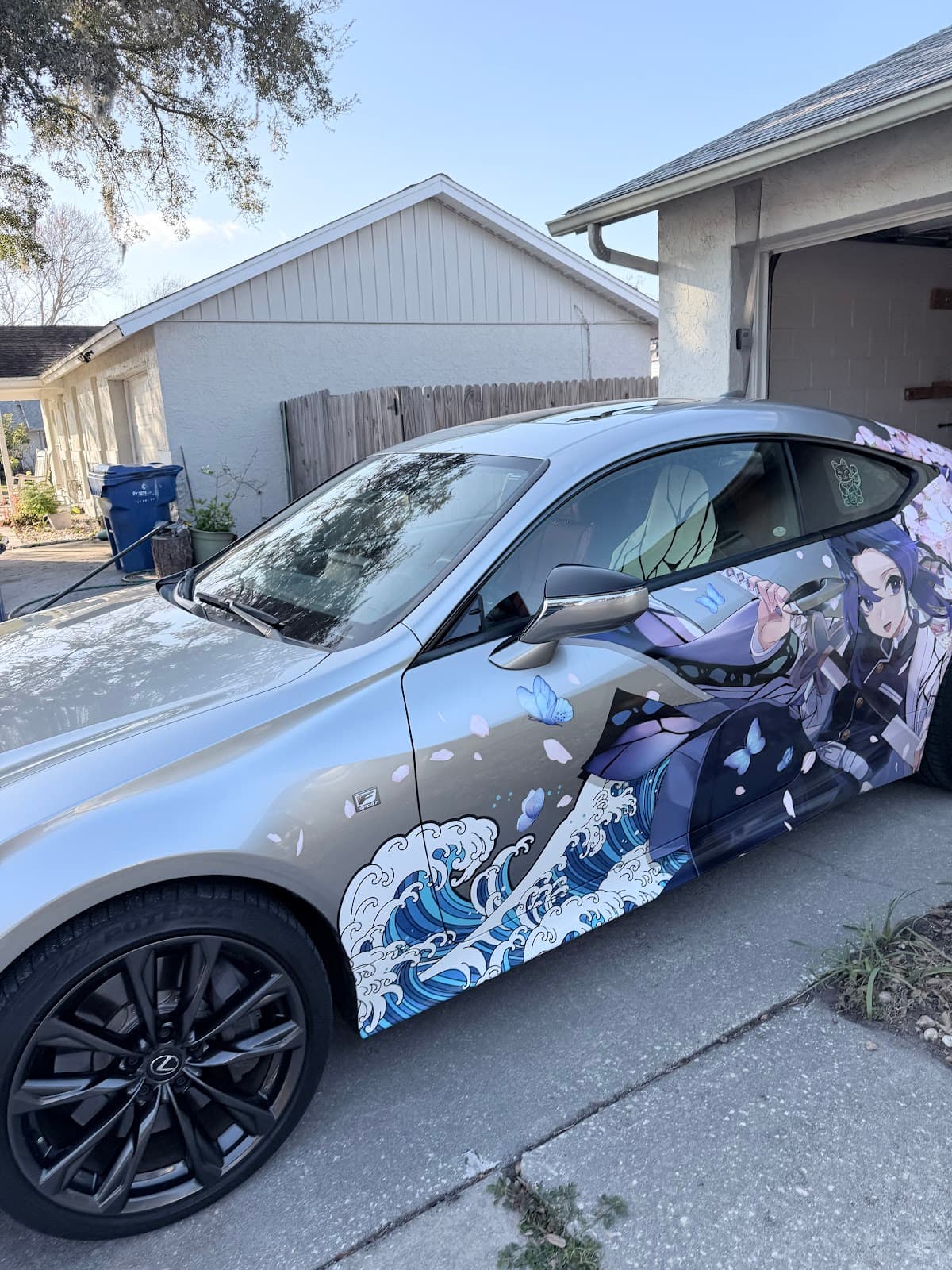 Itasha wrap with custom artwork